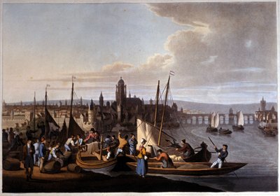 Veduta di Francoforte sul Meno in Germania. XIX secolo da Unknown artist