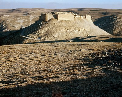 Veduta di Karac el Chobac, castello crociato sul lato orientale dell