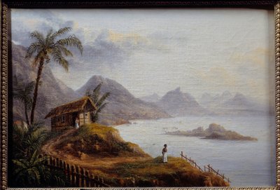 Veduta della Martinica. Dipinto anonimo da Unknown artist