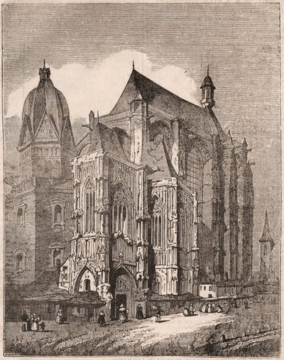 Veduta della Cattedrale di Aquisgrana, Renania Settentrionale-Vestfalia, Germania da Unknown