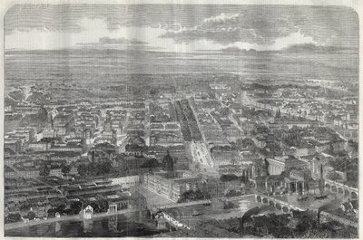 Veduta della città di Berlino nel 1858. da Unknown artist