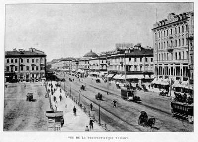 Veduta della Prospettiva Nevsky. San Pietroburgo da Unknown artist