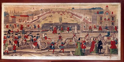Veduta del Pont-Neuf a Parigi da Unknown artist
