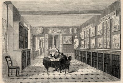 Veduta della biblioteca Victor Cousin all