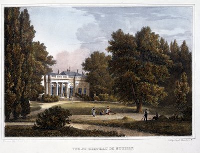 Vista del castello di Neuilly da Unknown artist