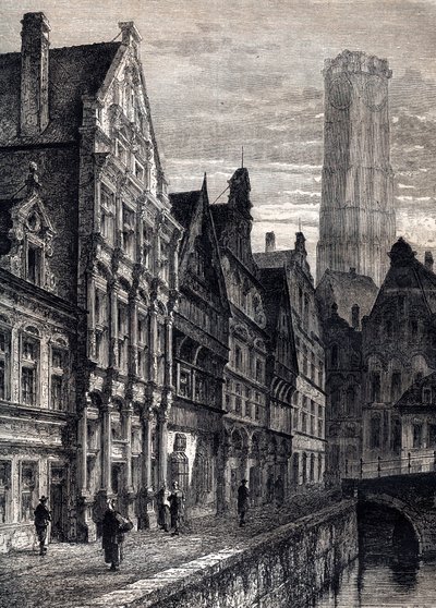 Veduta della città di Mechelen in Belgio da Unknown artist