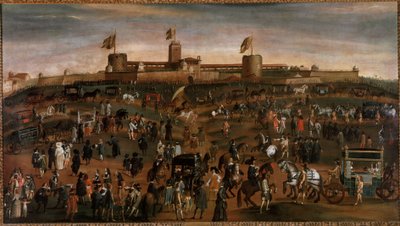 Veduta della città di Milano e del castello Sforzesco da Unknown artist