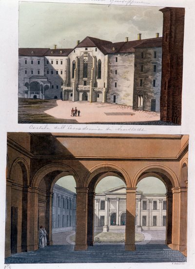 Veduta del cortile dell