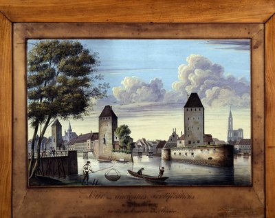 Veduta delle antiche fortificazioni di Strasburgo dal lato dell