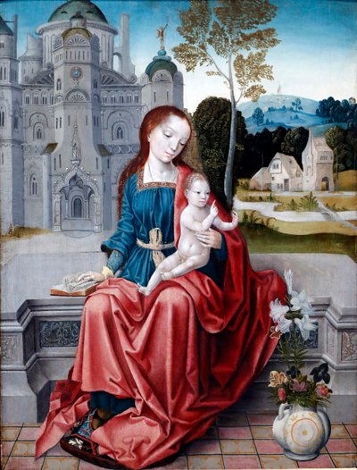 Vergine e Bambino, Dettaglio, 1520-30 da Unknown