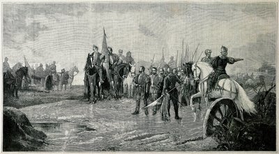 Guerra delle Comunità di Castiglia: Battaglia di Villalar. Vittoria delle truppe realiste sulle comunità (23 aprile 1521). Incisione, Spagna XVI secolo. da Unknown artist