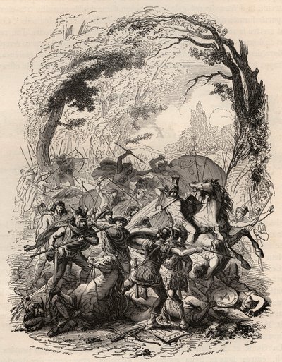 Guerra dei Galli: Battaglia di Aduatuca tra il popolo belga degli Eburoni e l