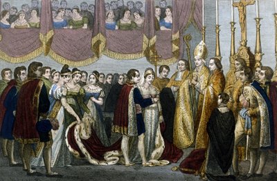 Cerimonia di matrimonio tra Napoleone I e Maria Luisa d