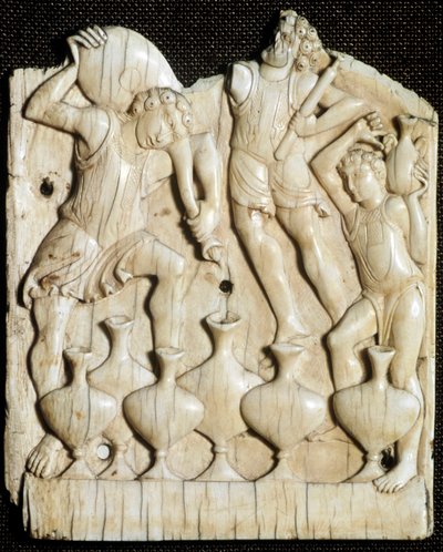 Nozze di Cana: i servi riempiono d
