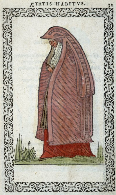 Donna di Baionne (Bayonne?) - in "Habits et effigies" di Jean Sulperius da Unknown artist