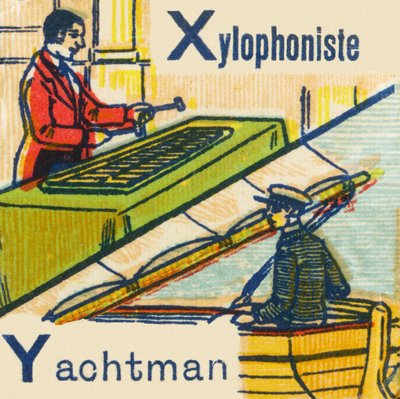 X come xilofonista Y come yachtman da Unknown artist
