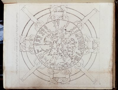 Zodiaci in "Egitto Antico e Moderno: Atlante di Hamilton" da Unknown artist