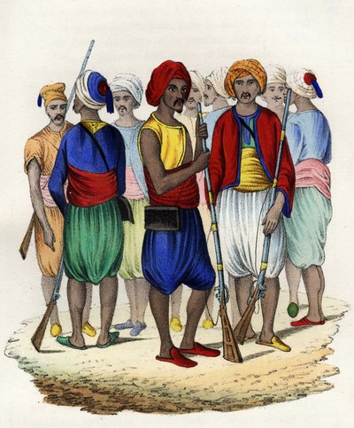 Zouaves, tirailleurs indigeni dell
