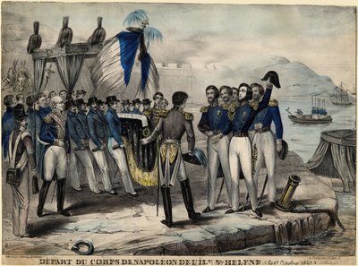 Partenza del corpo di Napoleone dall