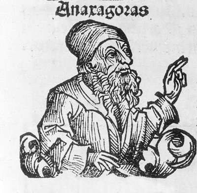 Ritratto di Anassagora di Clazomene. Filosofo greco (500-428 a.C.) XIX secolo (incisione) da Unknown artist