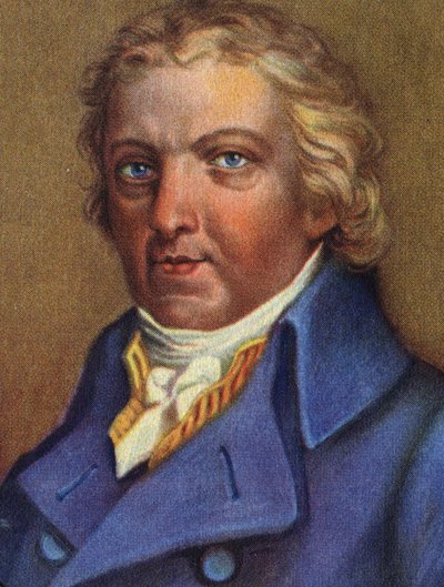 ritratto di Edward Jenner (1749-1823), medico inglese, scopritore dell