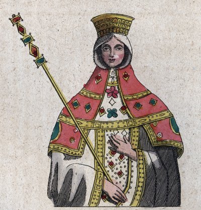Ritratto di Eudokia (o Eudocia) Ingerina (Eudocia Ingerina) (c. 840 - c. 882) moglie dell
