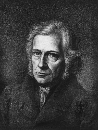 Ritratto di Friedrich Daniel Ernst Schleiermacher. Filosofo e teologo tedesco (nato a Breslavia) da Unknown artist