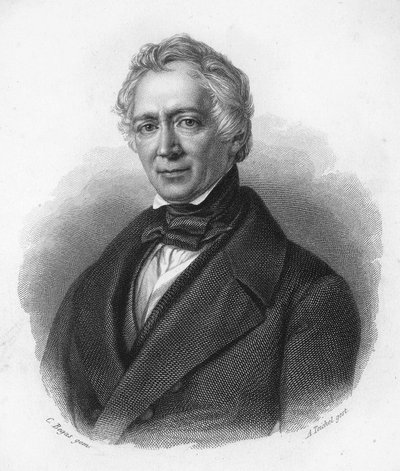 Ritratto di Friedrich von Raumer, storico tedesco del XIX secolo da Unknown artist
