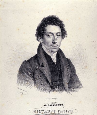 Ritratto di Giovanni Pacini, compositore italiano (1796-1867) da Unknown artist