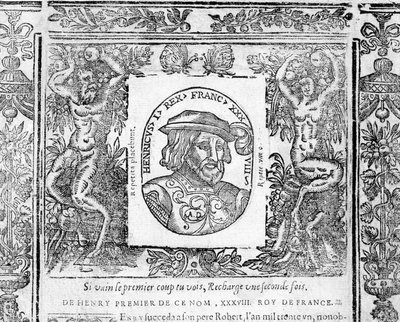 Ritratto di Enrico I, Re di Francia dal 1031 al 1060 da Unknown artist