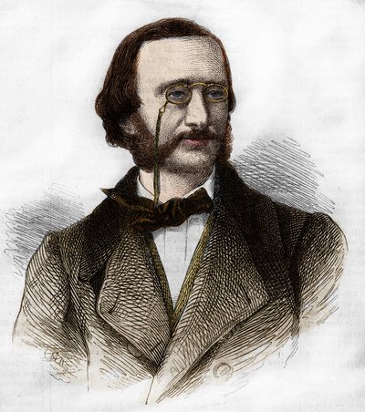 Ritratto di Jacques Offenbach (1819-1880), compositore tedesco, naturalizzato francese da Unknown artist