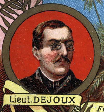 ritratto di LITTER DEJOUX incaricato di una missione geografica in Madagascar nel 1897 da Unknown artist
