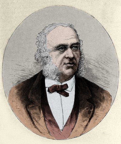Ritratto di Paul Broca (1824-1880), chirurgo e antropologo francese da Unknown artist