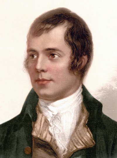 Ritratto di Robert Burns. Poeta scozzese (1759-1796) da Unknown artist