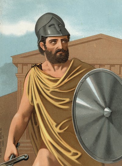Ritratto di Temistocle. in greco Themistoklês statista e generale ateniese (v. 525 a.C. a v. 460 a.C.) da 