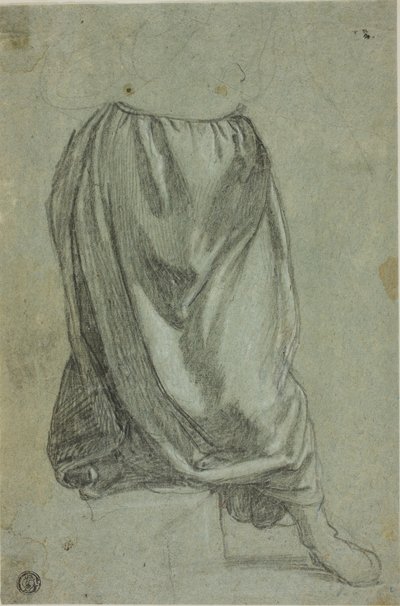 Schizzo di drappeggio da Unknown Florentine