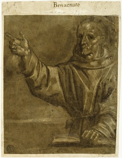 San Bernardino da Siena predica da un libro aperto da Unknown Sienese