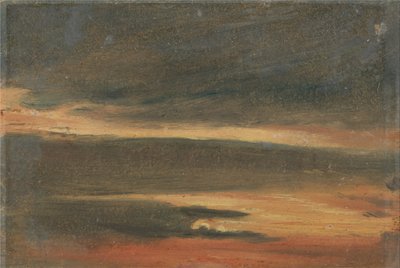 Nuvole al tramonto da Unknown artistUnknown artist