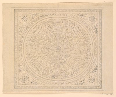 Disegno, progetto del soffitto, 1815-22 da Unknown artistUnknown artist