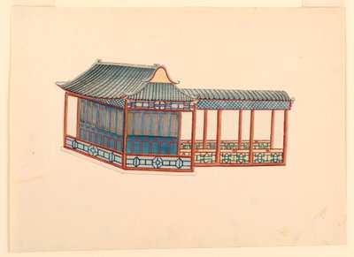 Disegno, Padiglione delle cineserie, 1815-22 da Unknown artistUnknown artist