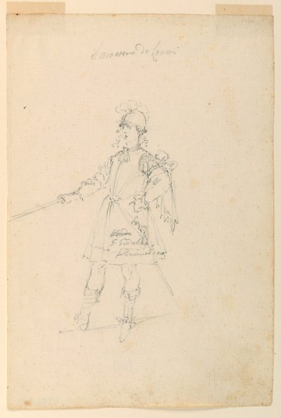 Disegno, Progettazione di costumi: Il maestro d