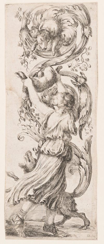 Print, Ornamenti o Grottesche (Grotesque Ornament), ca. 1653 da Unknown artistUnknown artist