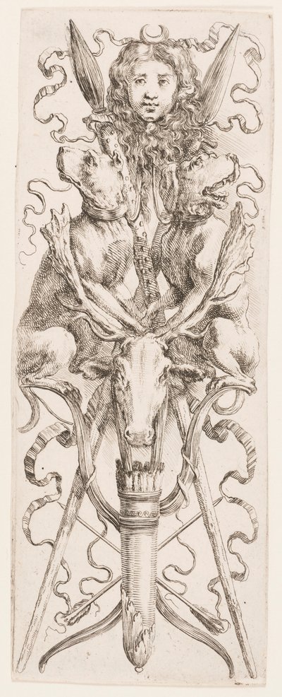 Print, Ornamenti o Grottesche (Grotesque Ornament), ca. 1653 da Unknown artistUnknown artist
