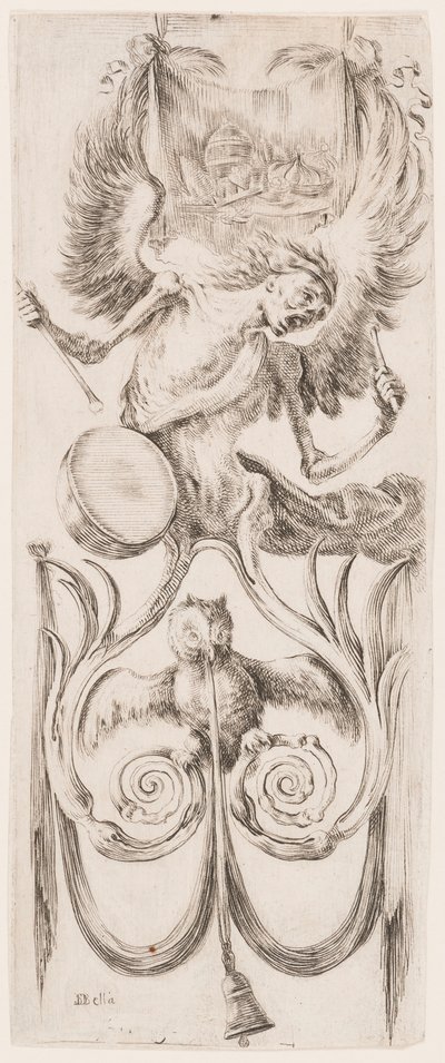 Print, Ornamenti o Grottesche (Grotesque Ornament), ca. 1653 da Unknown artistUnknown artist