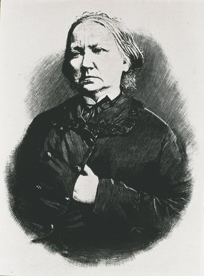 Concepcion Arenal (1820-1893). Scrittrice spagnola (incisione) da Unknown artist