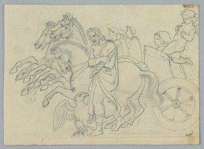 Una processione di carri da Unknown artist