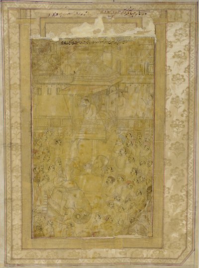Un Darbar di Jahangir da Unknown artist