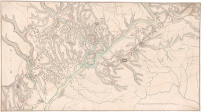 Mappa che mostra le colonie del Medio Atlantico: Posizioni dell