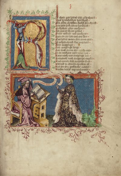 Uno scriba e una donna da Unknown artist