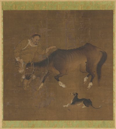 Un tartaro, un cavallo emaciato e un cane da Unknown artist